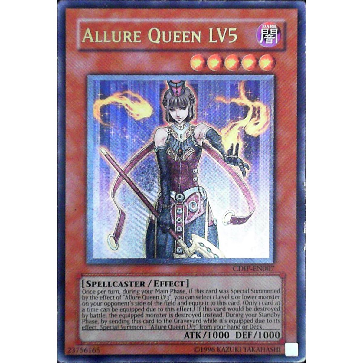 Allure Queen LV5 CDIP-EN007 Ultimate Rare 1st Edition Yugioh LP