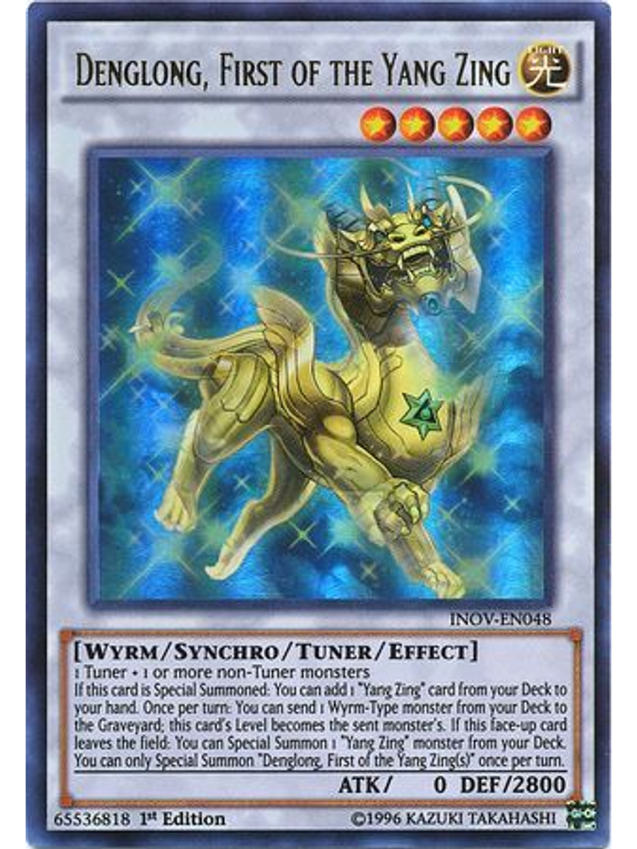 Denglong, First of the Yang Zing - INOV-EN048 - Ultra Rare 1st Edition 1