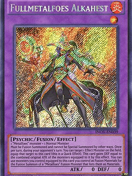 Fullmetalfoes Alkahest - INOV-EN039 - Secret Rare 1st Edition