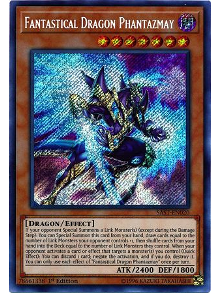 Fantastical Dragon Phantazmay - SAST-EN020 - Secret Rare 1st Edition 1