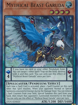 Mythical Beast Garuda - EXFO-EN023 - Ultra Rare 1st Edition