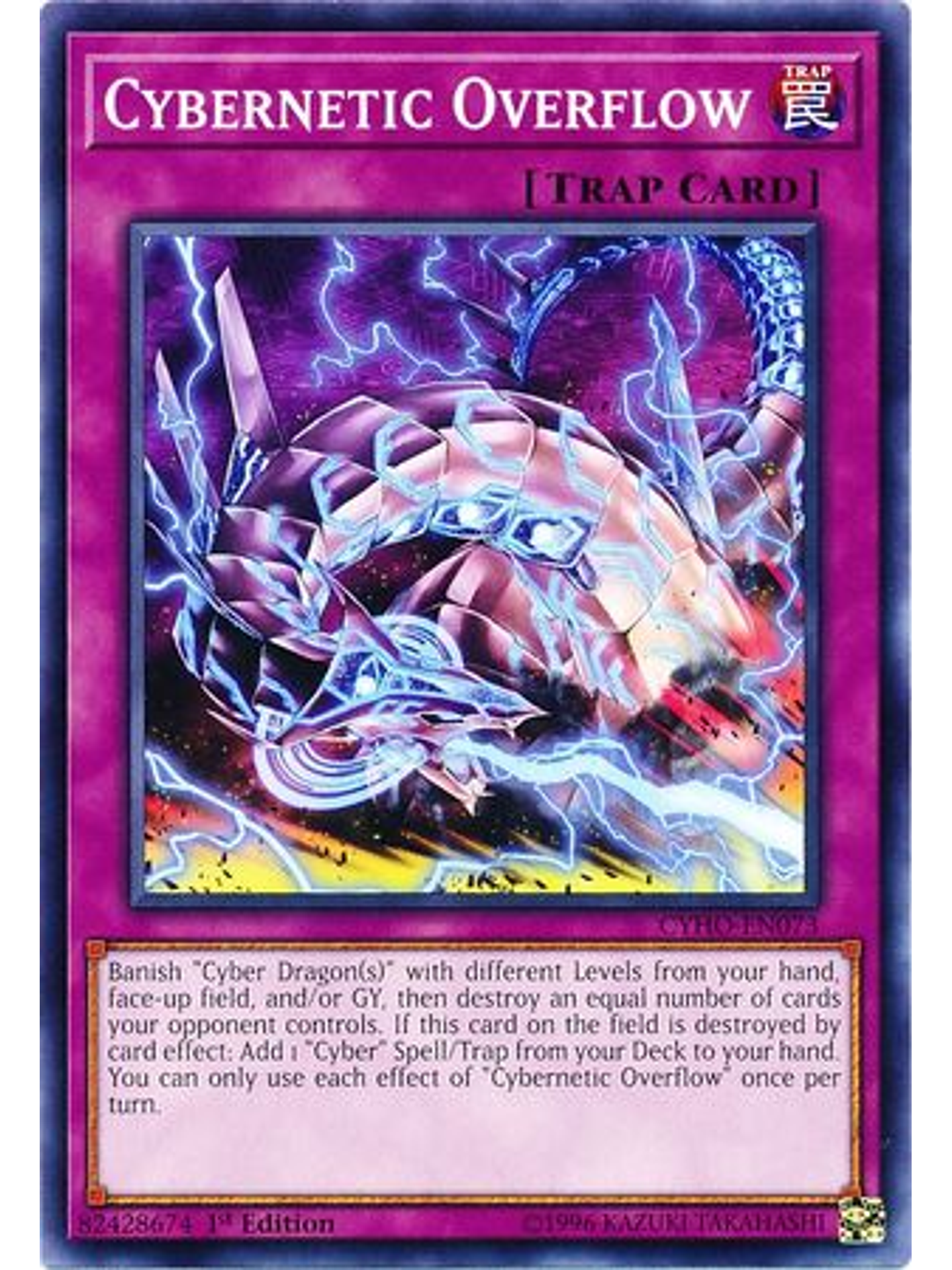 Cybernetic Overflow - CYHO-EN073 - Common 1st Edition 1