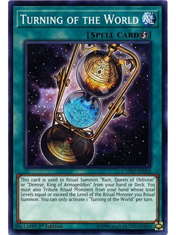 Turning of the World - CYHO-EN058 - Common 1st Edition 1