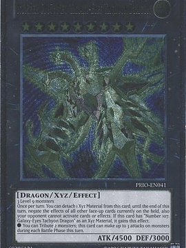 Number C107: Neo Galaxy-Eyes Tachyon Dragon - PRIO-EN041 Unlimited - Ultimate Rare