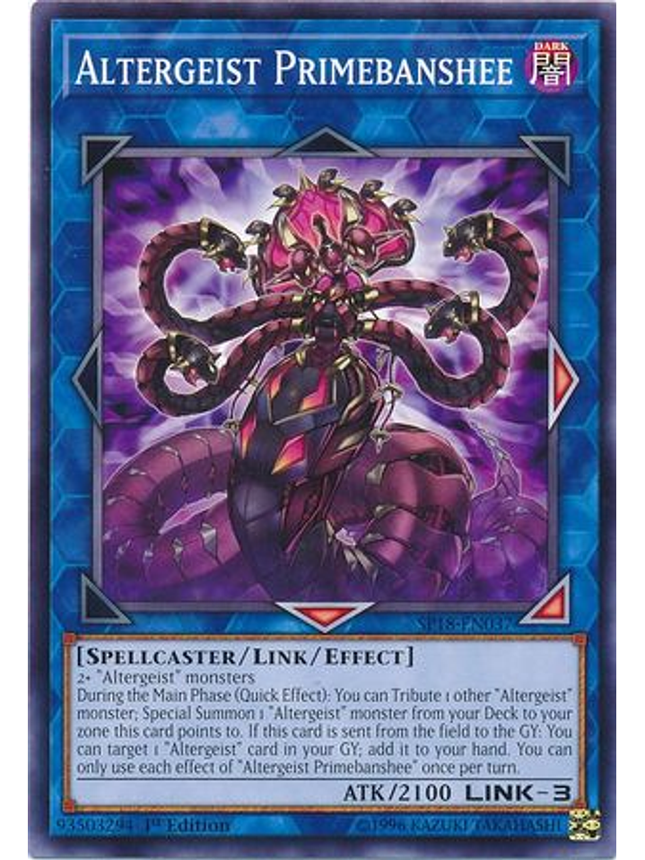 Altergeist Primebanshee - SP18-EN037 - Common 1st Edition 1