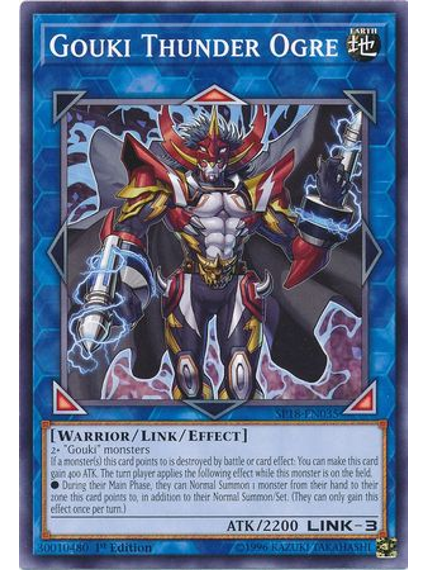 Gouki Thunder Ogre - SP18-EN035 - Common 1st Edition 1