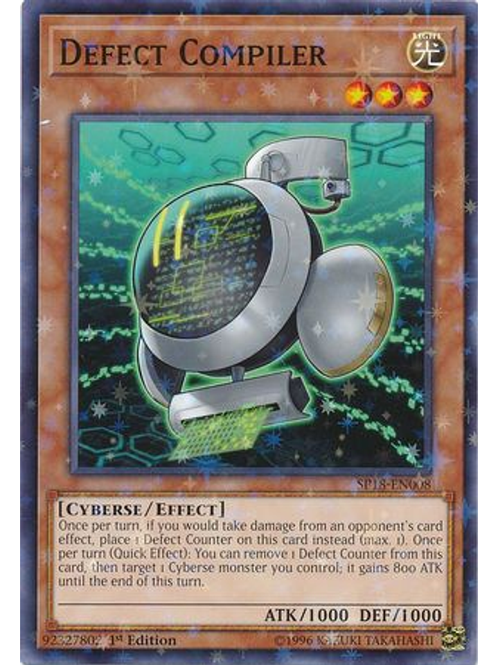 Defect Compiler - SP18-EN008 - Starfoil Rare 1st Edition 1