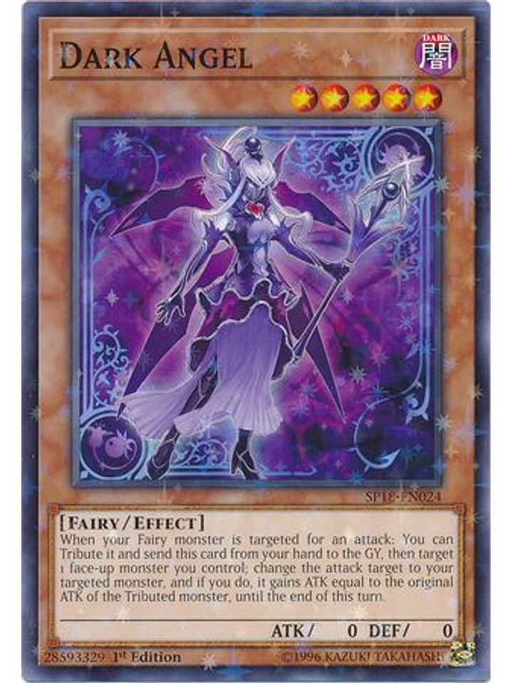 Dark Angel - SP18-EN024 - Starfoil Rare 1st Edition 1