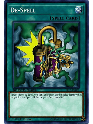 De-Spell - SBLS-EN037 - Common 1st Edition