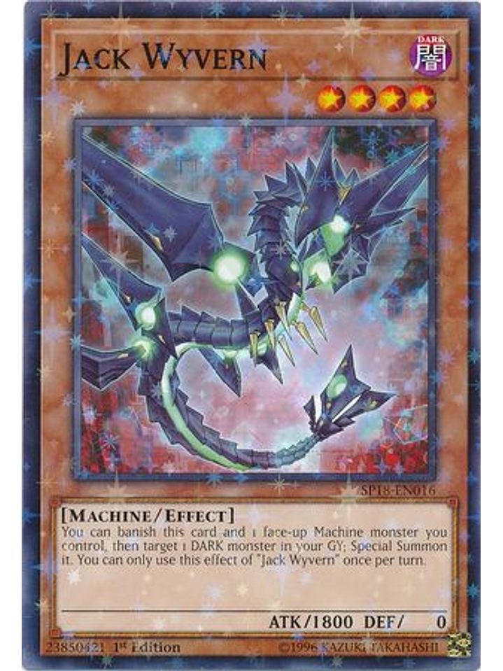 Jack Wyvern - SP18-EN016 - Starfoil Rare 1st Edition 1