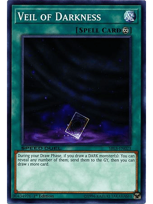 Veil of Darkness - SBLS-EN023 - Common 1st Edition
