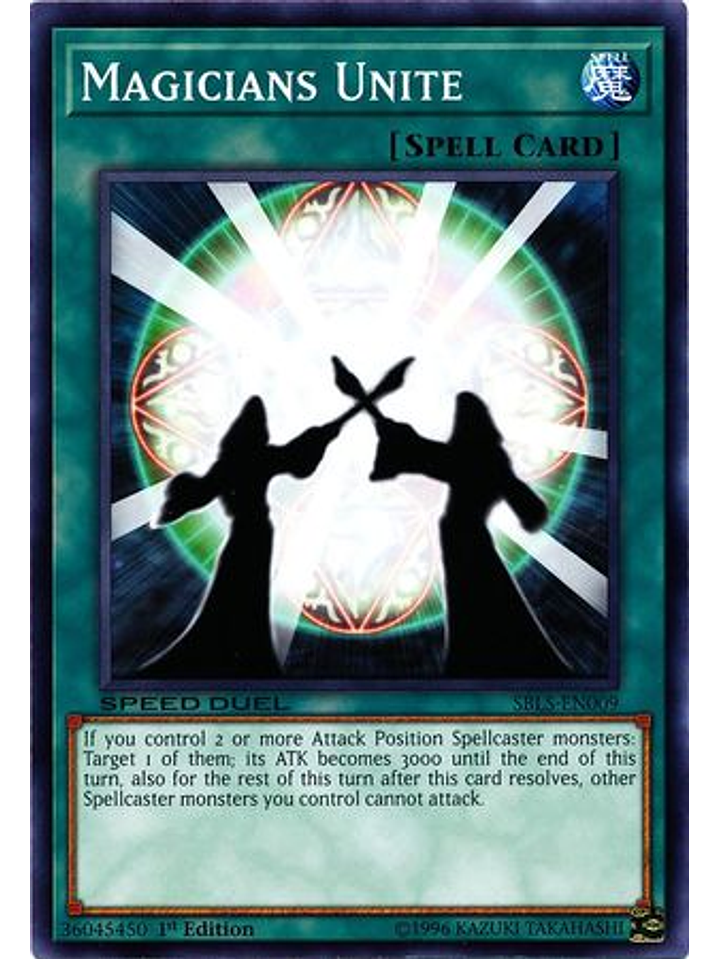 Magicians Unite - SBLS-EN009 - Common 1st Edition 1