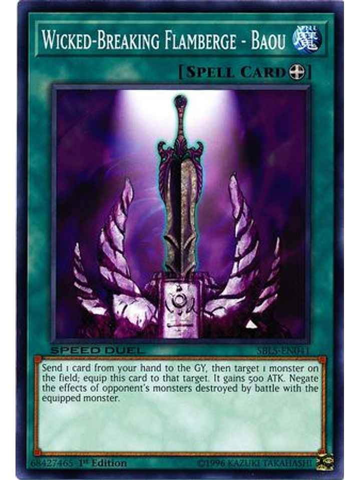 Wicked-Breaking Flamberge - Baou - SBLS-EN041 - Common 1st Edition 1