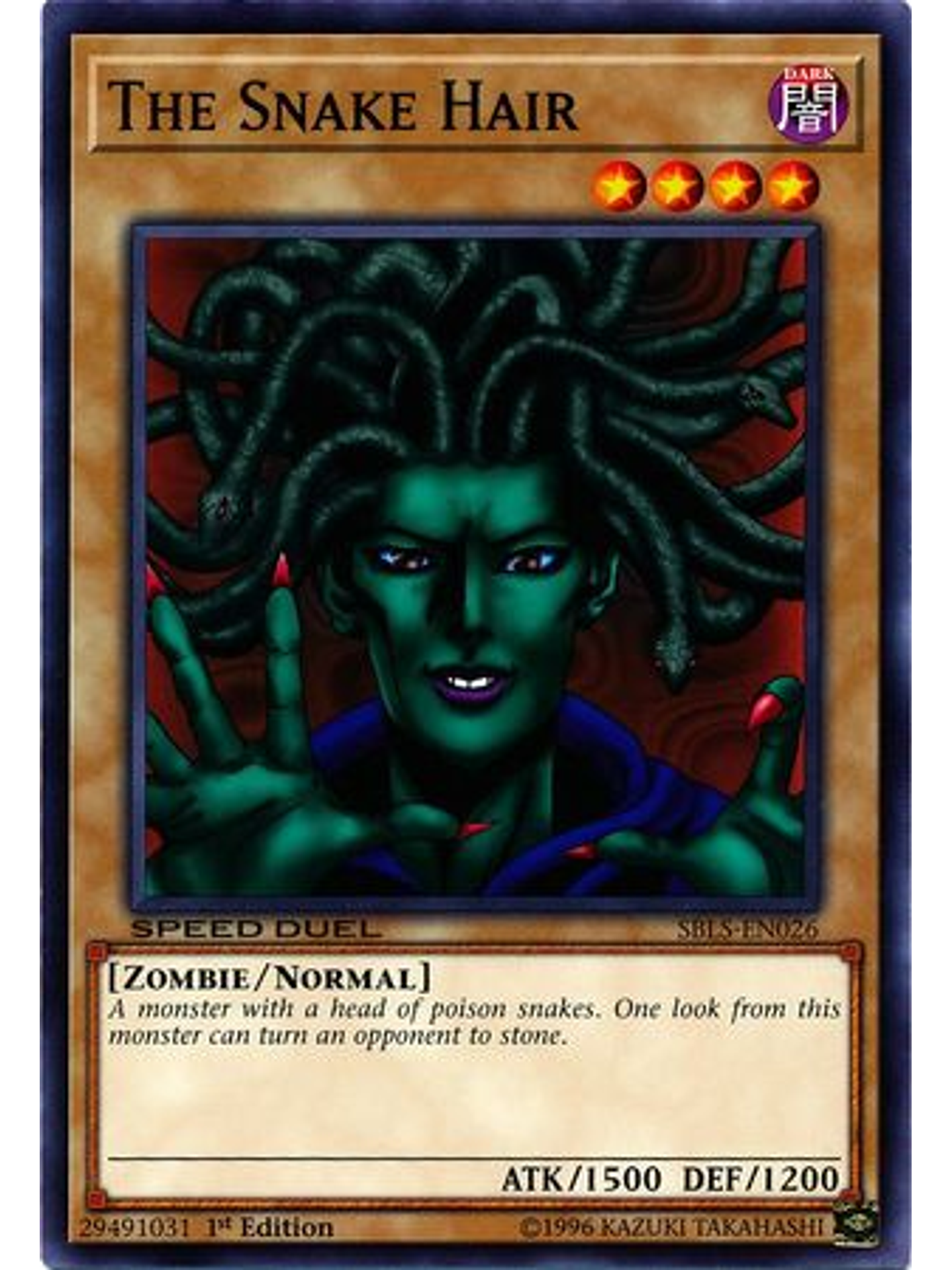 The Snake Hair - SBLS-EN026 - Common 1st Edition 1