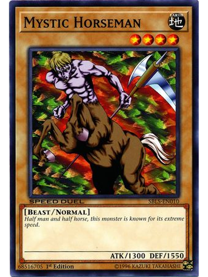 Mystic Horseman - SBLS-EN010 - Common 1st Edition 1