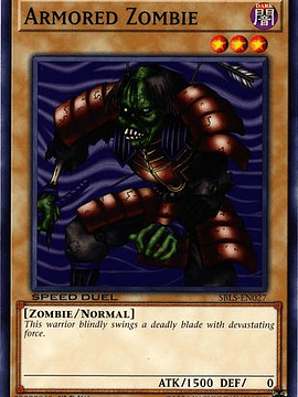 Armored Zombie - SBLS-EN027 - Common 1st Edition