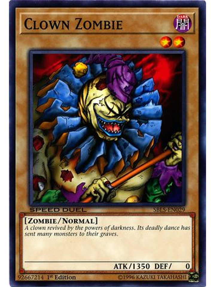 Clown Zombie - SBLS-EN029 - Common 1st Edition 1