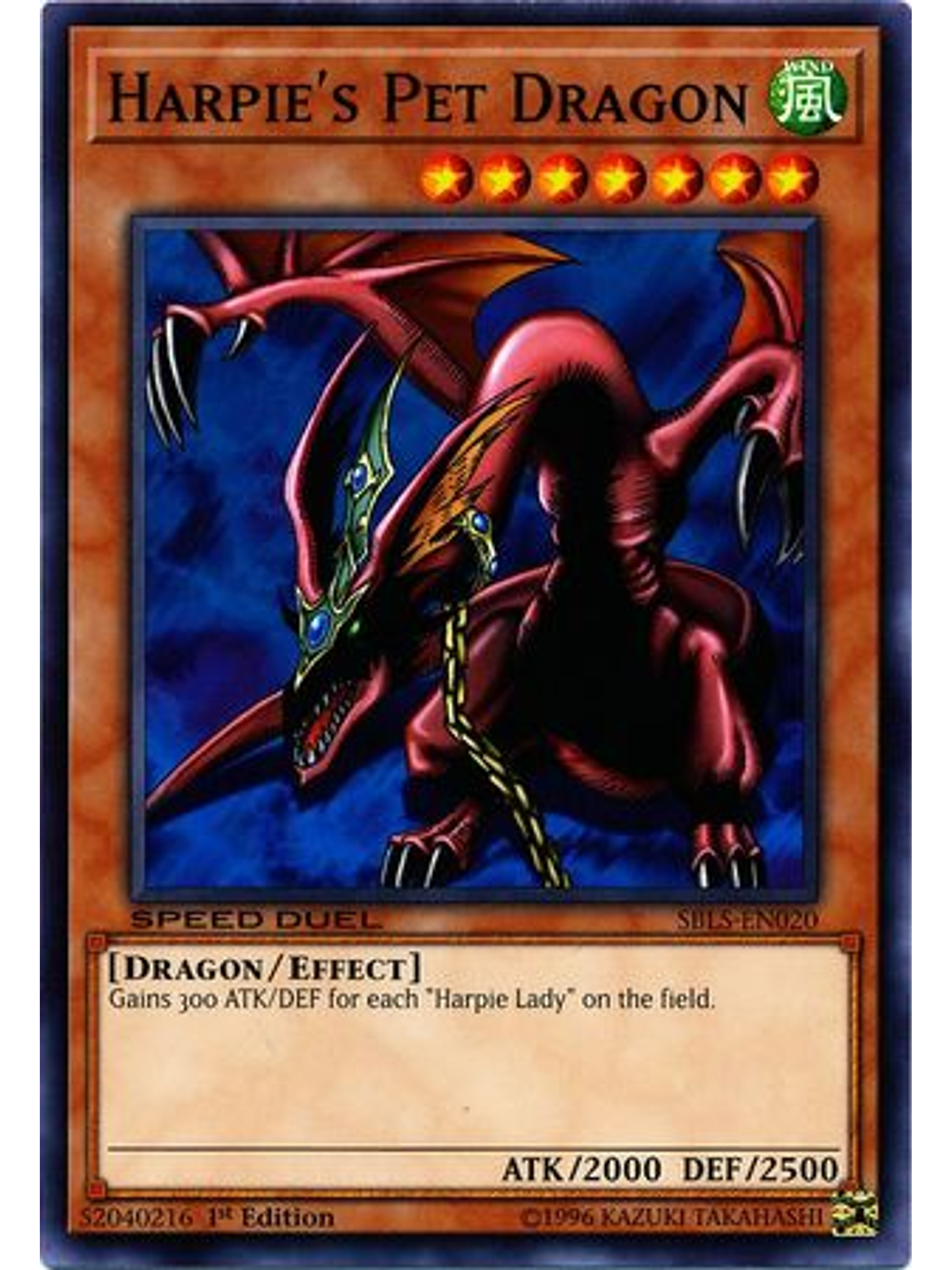 Harpie's Pet Dragon - SBLS-EN020 - Common 1st Edition 1