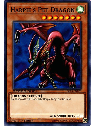 Harpie's Pet Dragon - SBLS-EN020 - Common 1st Edition