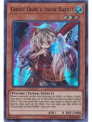 Ghost Ogre & Snow Rabbit - DUPO-EN075 - Ultra Rare Unlimited
