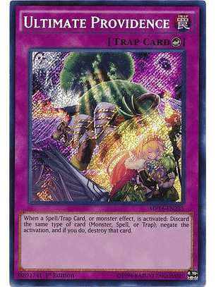 Ultimate Providence - MP16-EN233 - Secret Rare 1st Edition