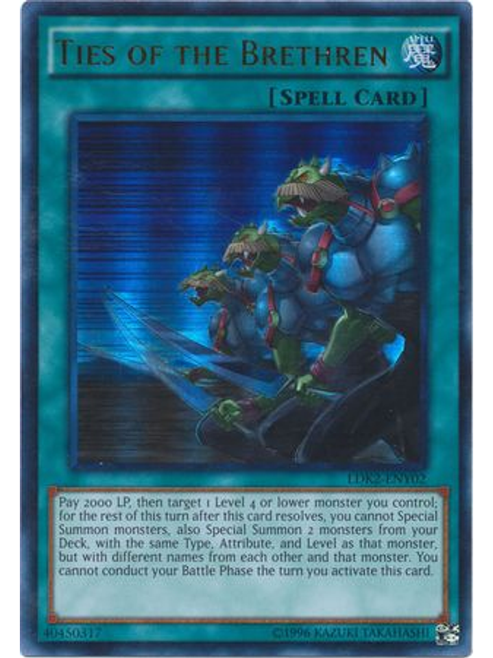 Ties of the Brethren - LDK2-ENY02 - Ultra Rare Unlimited 1