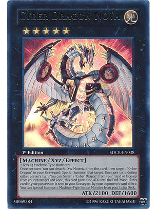 Cyber Dragon Nova - SDCR-EN038 - Ultra Rare 1st Edition
