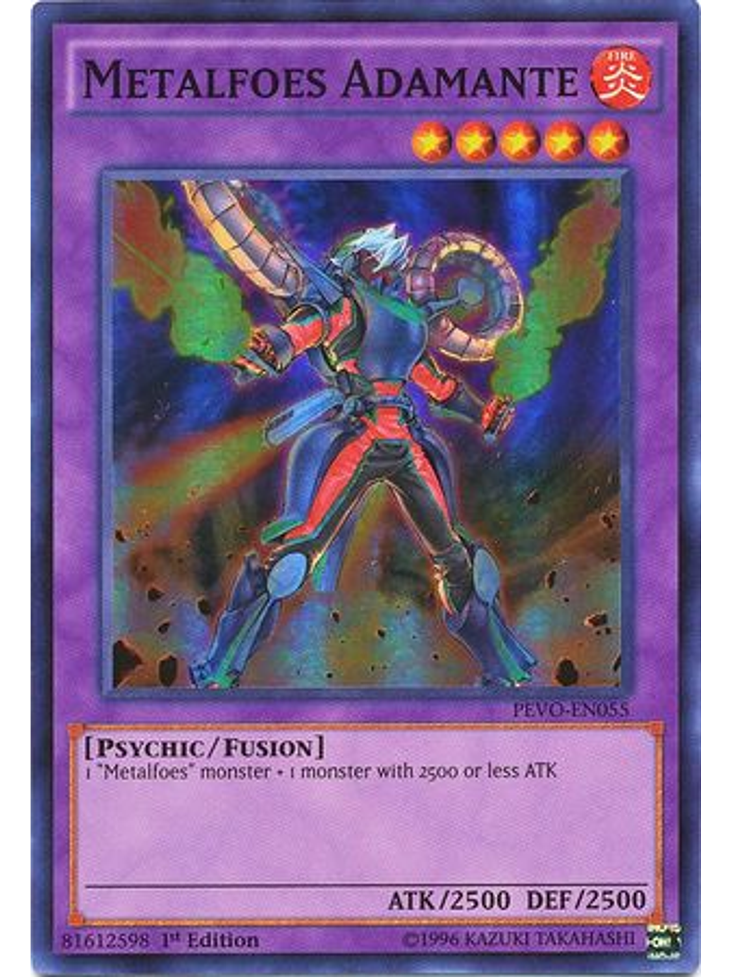 Metalfoes Adamante - pevo-en055 - Super Rare 1st Edition 1