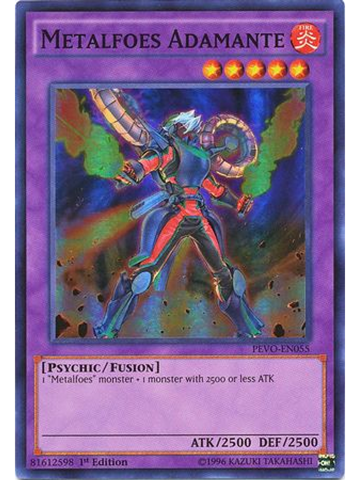 Metalfoes Adamante - pevo-en055 - Super Rare 1st Edition 1