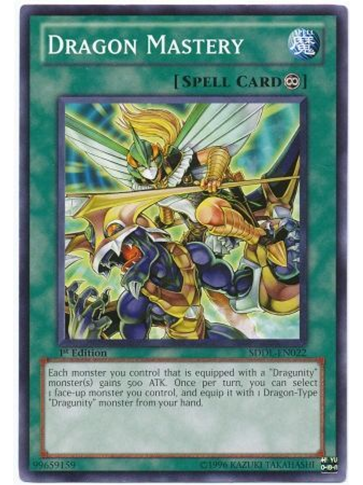 Dragon Mastery - SDDL-EN022 - Common 1st Edition 1