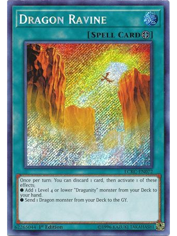 Dragon Ravine - LCKC-EN072 - Secret Rare 1st Edition 1