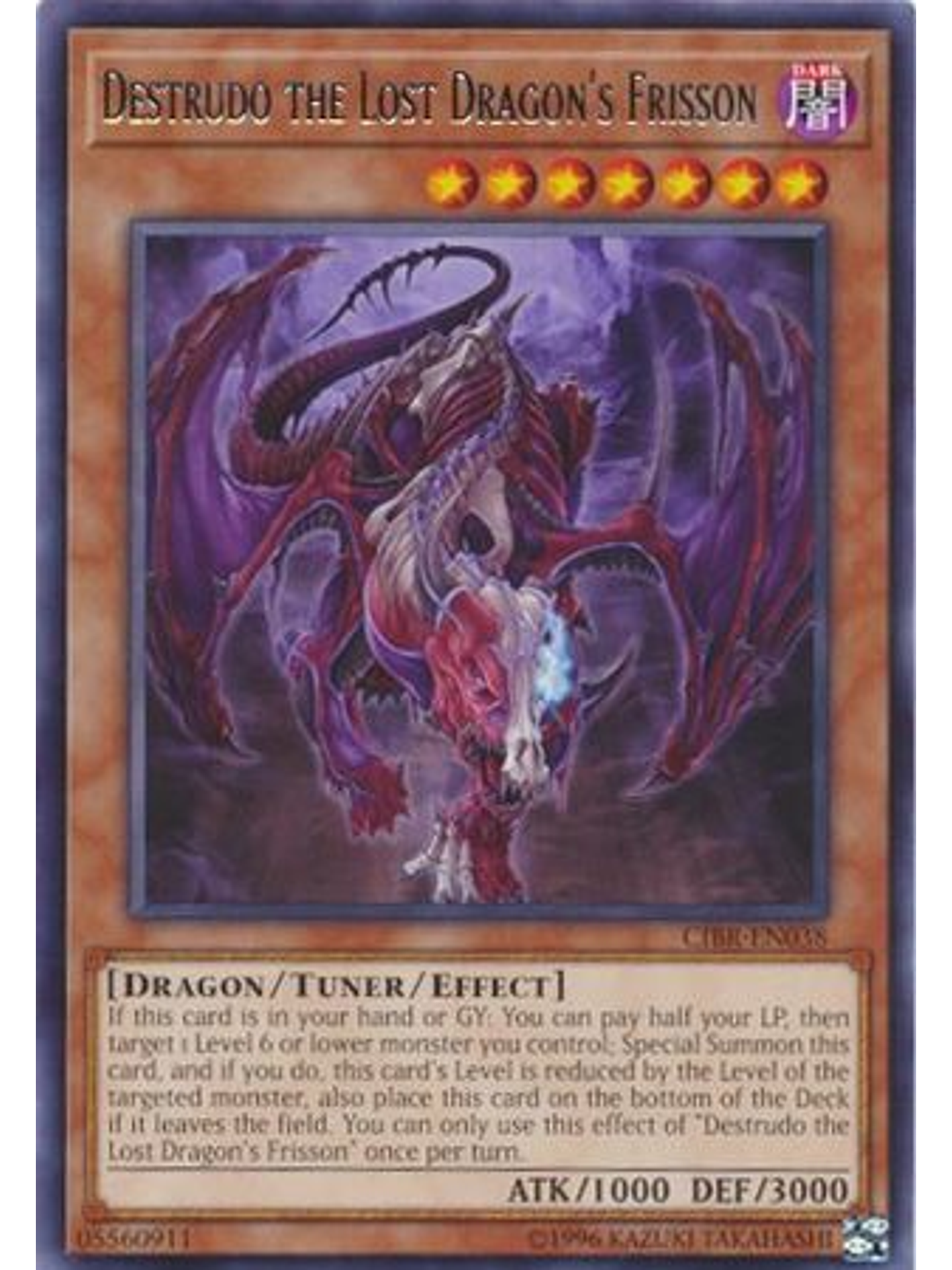 Destrudo the Lost Dragon's Frisson - CIBR-EN038 - Rare Unlimited 1