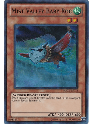 Mist Valley Baby Roc - HA02-EN013 - Super Rare Unlimited