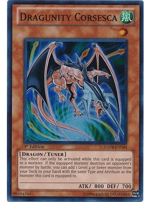 Dragunity Corsesca - HA04-EN044 - Super Rare 1st Edition