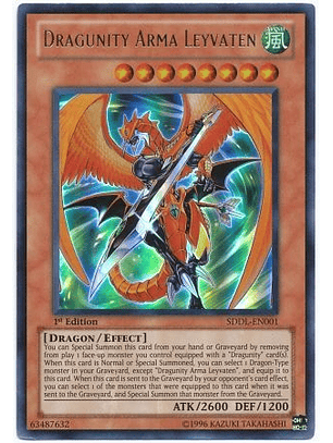 Dragunity Arma Leyvaten - SDDL-EN001 - Ultra Rare 1st Edition
