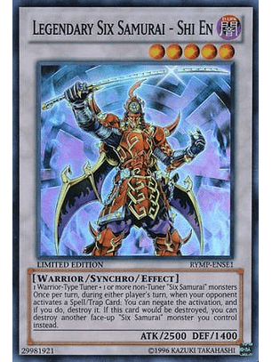 Legendary Six Samurai - Shi En - RYMP-ENSE1 - Super Rare