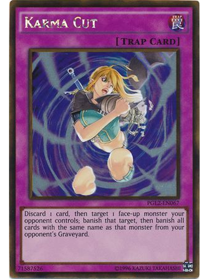 Karma Cut - PGL2-EN067 - Gold Rare Unlimited 1