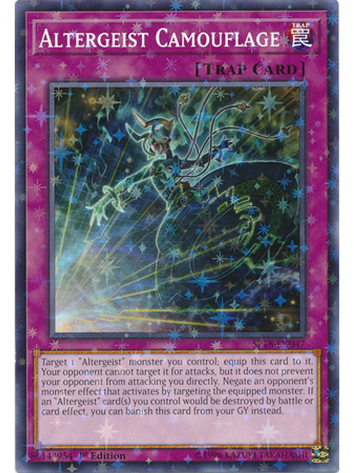 Altergeist Camouflage - SP18-EN047 - Starfoil Rare 1st Edition 1