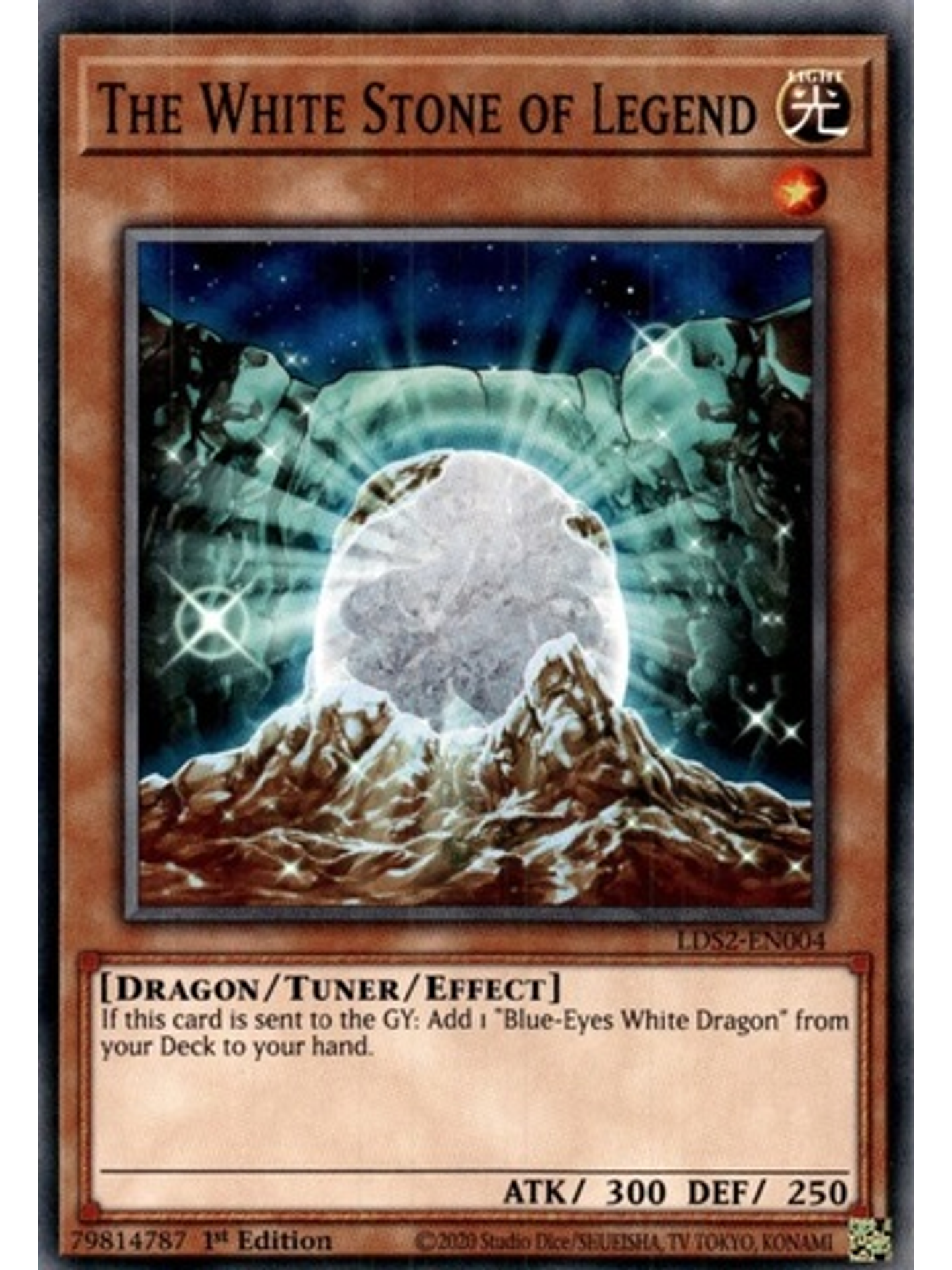 The White Stone of Legend - LDS2-EN004 - Common 1st Edition 1