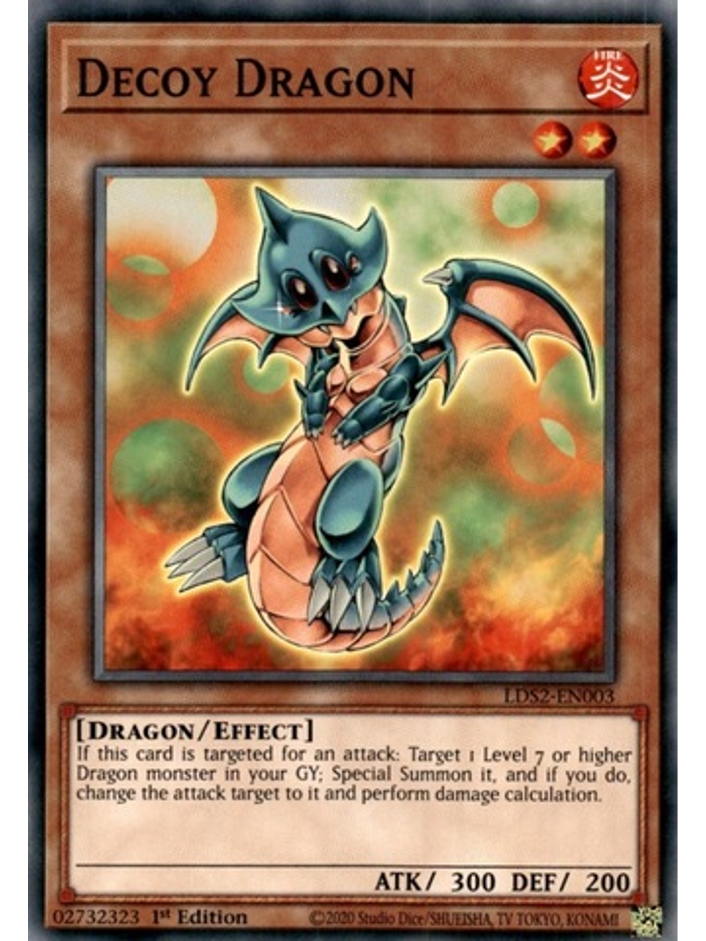 Decoy Dragon - LDS2-EN003 - Common 1st Edition 1