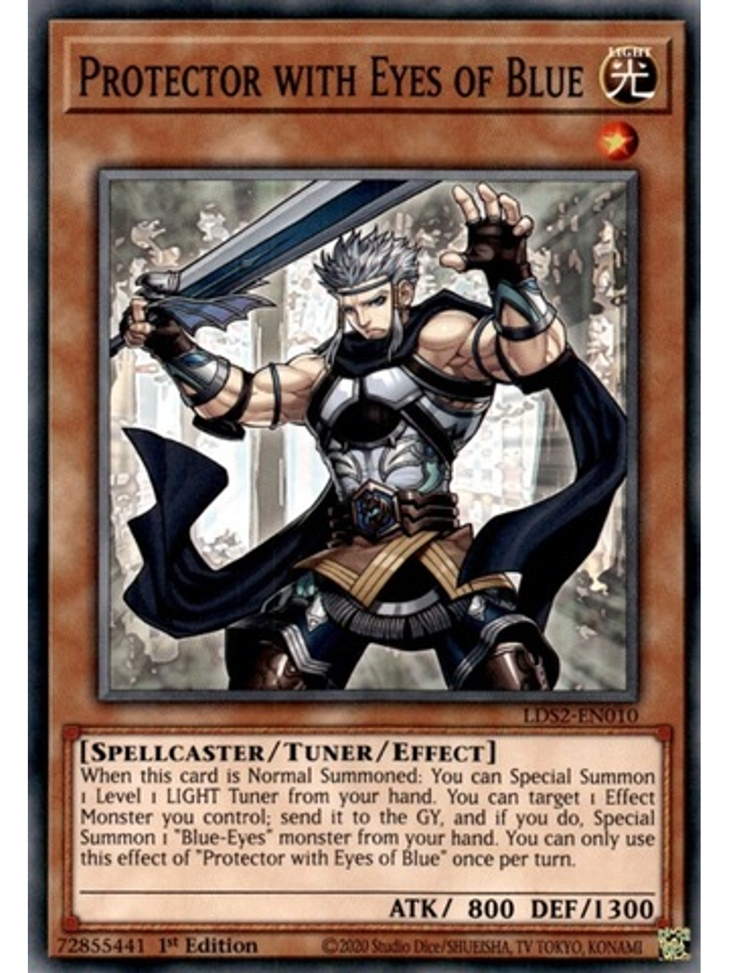 Protector with Eyes of Blue - LDS2-EN010 - Common 1st Edition 1