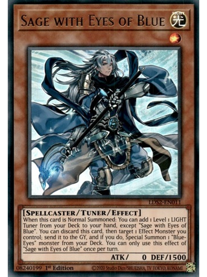 Sage with Eyes of Blue - LDS2-EN011 - Ultra Rare 1st Edition 1
