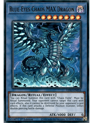 Blue-Eyes Chaos MAX Dragon - LDS2-EN016 - Ultra Rare 1st Edition