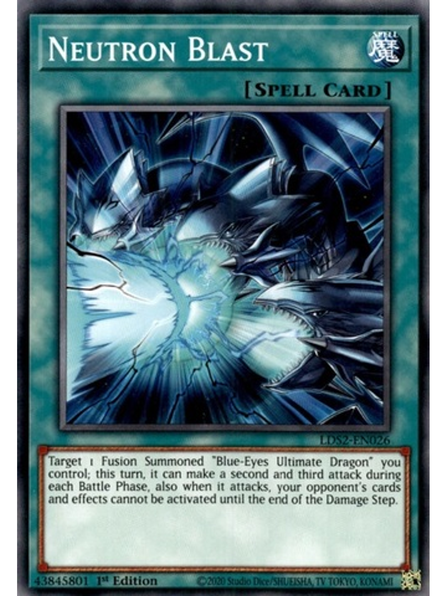 Neutron Blast - LDS2-EN026 - Common 1st Edition 1