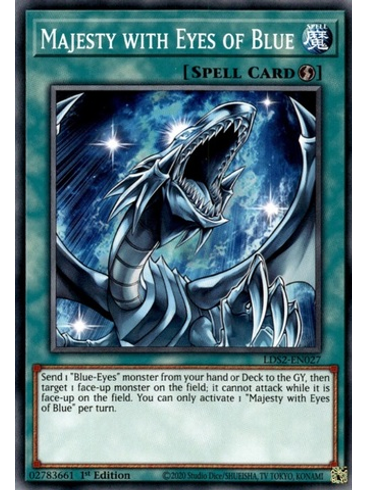 Majesty with Eyes of Blue - LDS2-EN027 - Common 1st Edition 1
