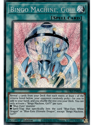 Bingo Machine, Go!!! - LDS2-EN028 - Secret Rare 1st Edition