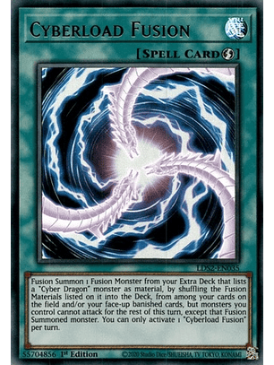Cyberload Fusion (Purple) - LDS2-EN035 - Ultra Rare 1st Edition