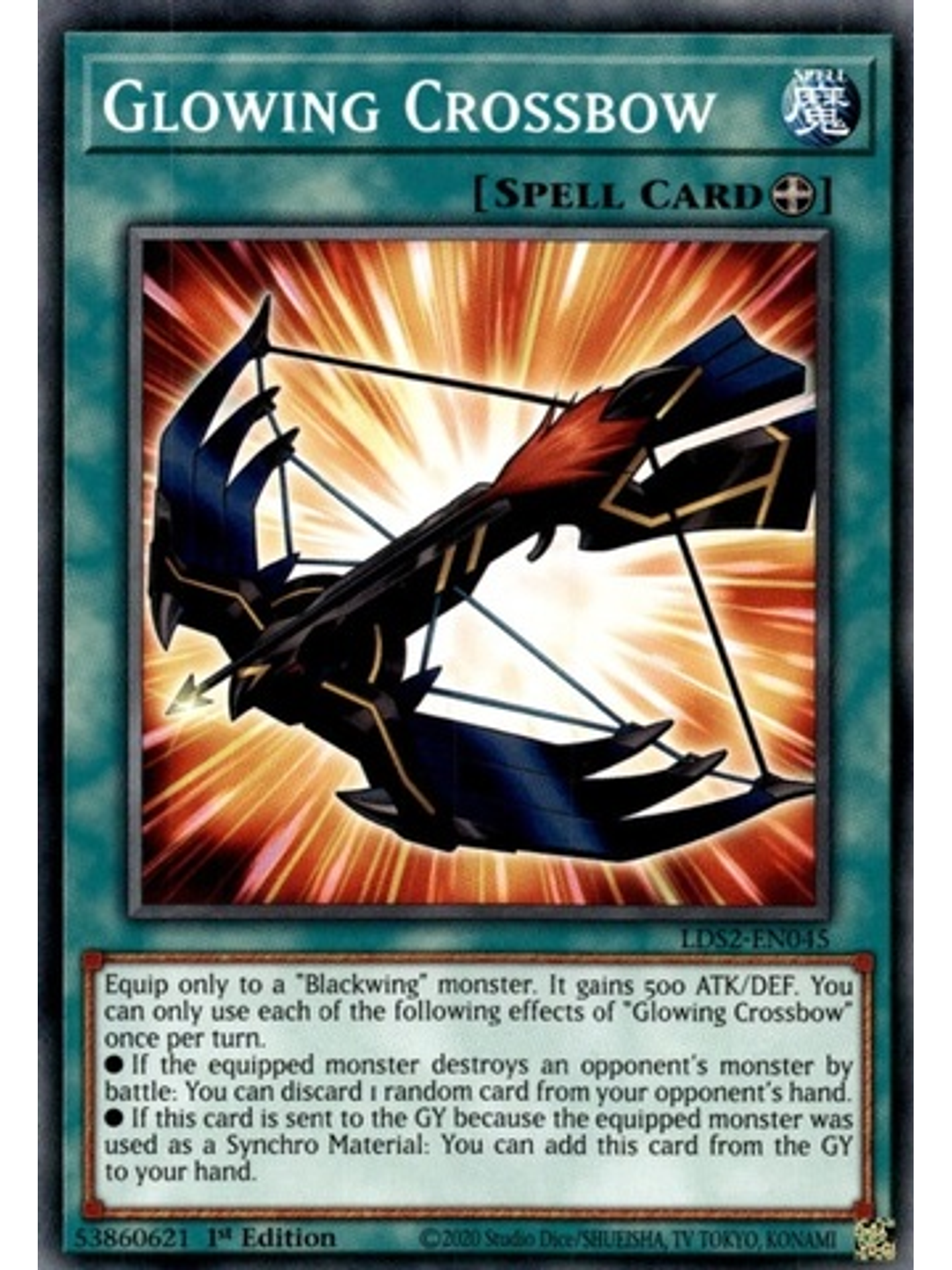 Glowing Crossbow - LDS2-EN045 - Common 1st Edition 1