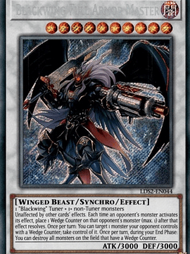 Blackwing Full Armor Master - LDS2-EN044 - Secret Rare 1st Edition