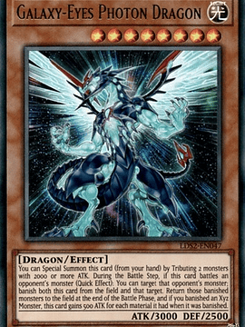 Galaxy-Eyes Photon Dragon (Green) - LDS2-EN047 - Ultra Rare 1st Edition